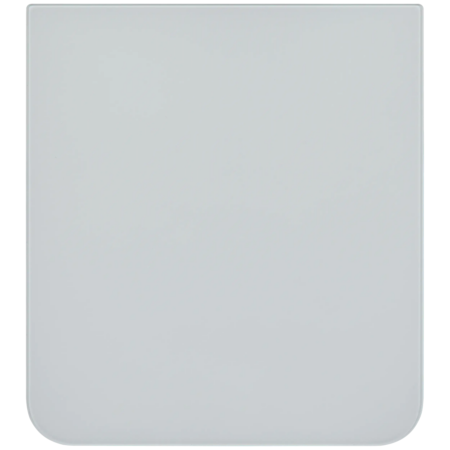 Bottom Back Cover Glass For Samsung Galaxy Z Flip 7 FE 5G (F761) (No Logo) (Aftermarket Plus) (White)