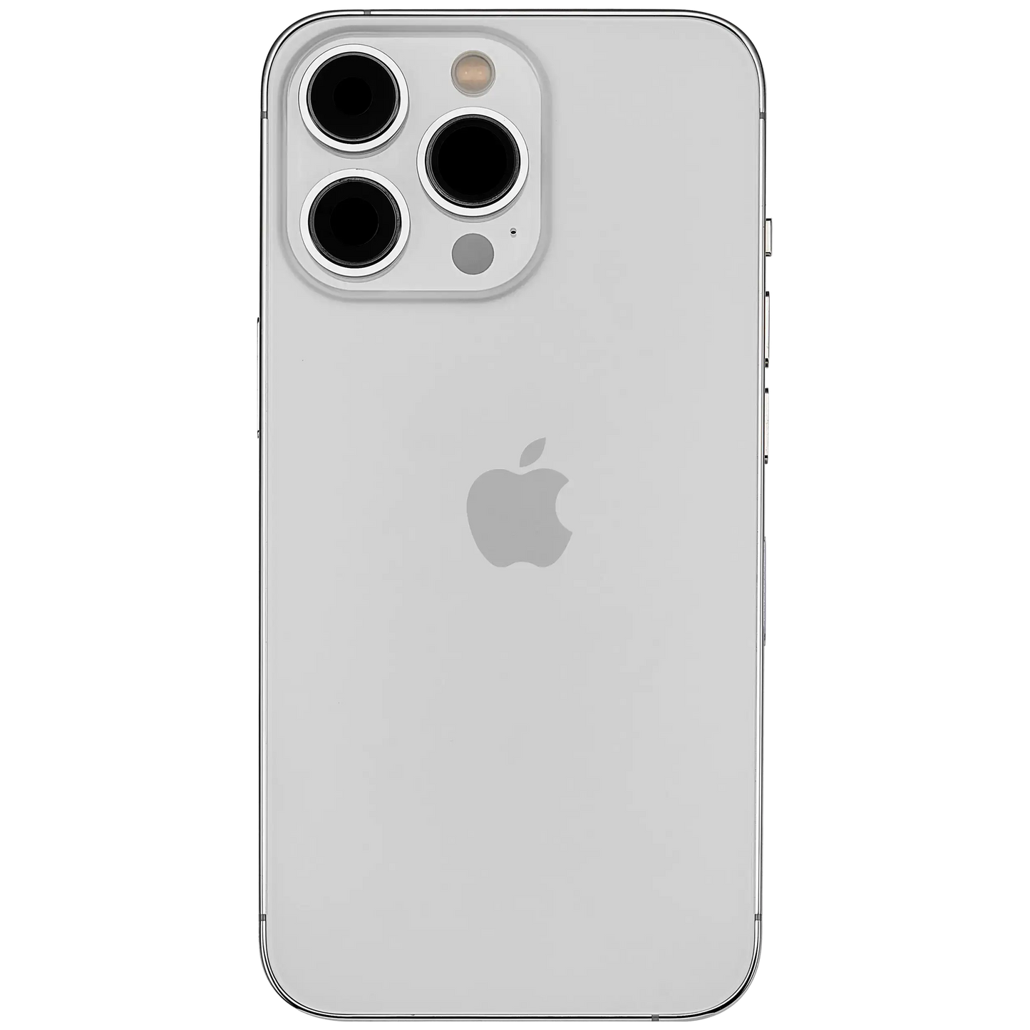 Back Housing W/ Charging Port Flex & Small Parts For iPhone 13 Pro (US Version) (Used OEM Pull: Grade A) (Silver)