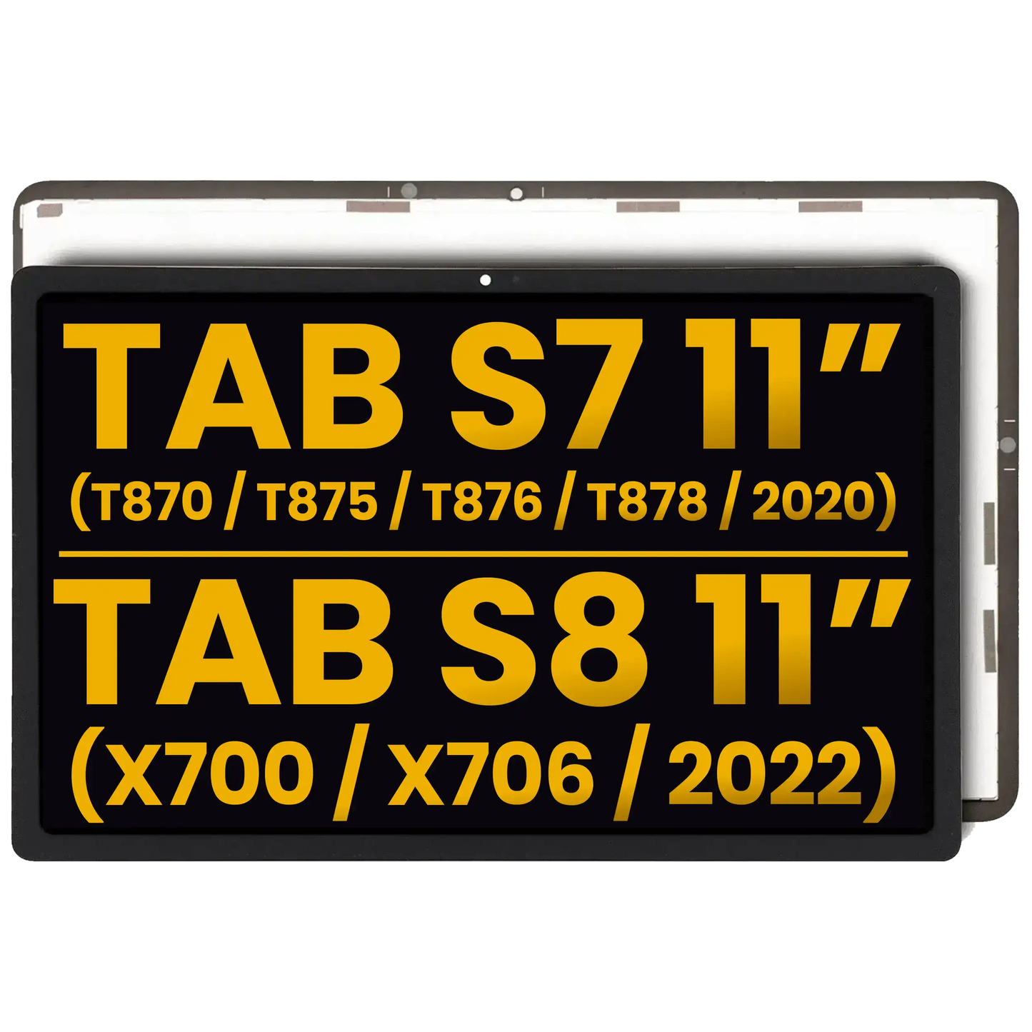 LCD Assembly Without Frame For Samsung Galaxy Tab S7 11" (2020) (T870 / T875 / T876 / T878) / Tab S8 11" (2022) (X700 / X706) (Refurbished) (All Colors) - product image 1