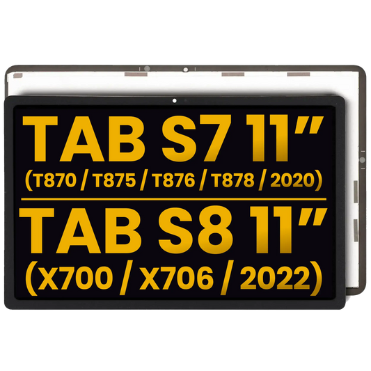 LCD Assembly Without Frame For Samsung Galaxy Tab S7 11" (2020) (T870 / T875 / T876 / T878) / Tab S8 11" (2022) (X700 / X706) (Refurbished) (All Colors) - product image 1