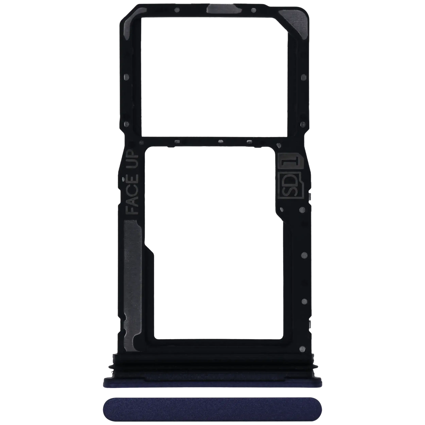 Sim Card Tray For Motorola Moto G Power (XT2515 / 2025) (Genuine OEM) (Slate Gray) replacement part SKU 107082546498 image 1