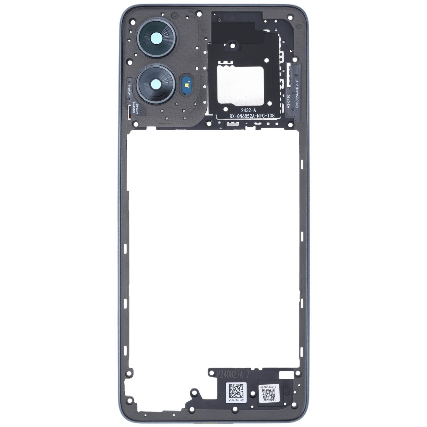 Mid-Frame Housing For Motorola Moto G 5G (XT2417 / 2024) (Genuine OEM) (Sedona Sage) replacement part SKU 107085003892 image 8