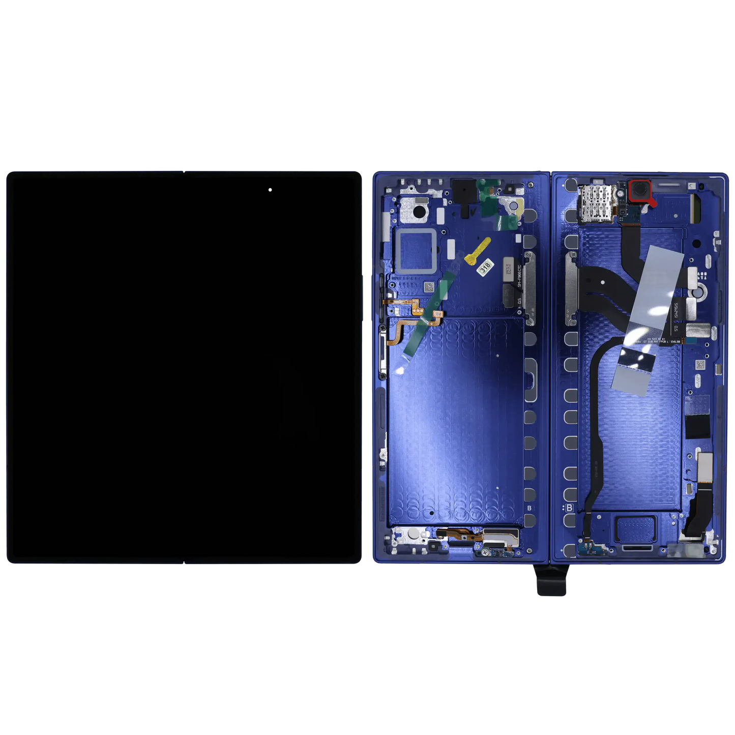 Inner OLED Assembly With Frame For Samsung Galaxy Z Fold 7 5G (US & International) (Service Pack) (Blue Shadow)