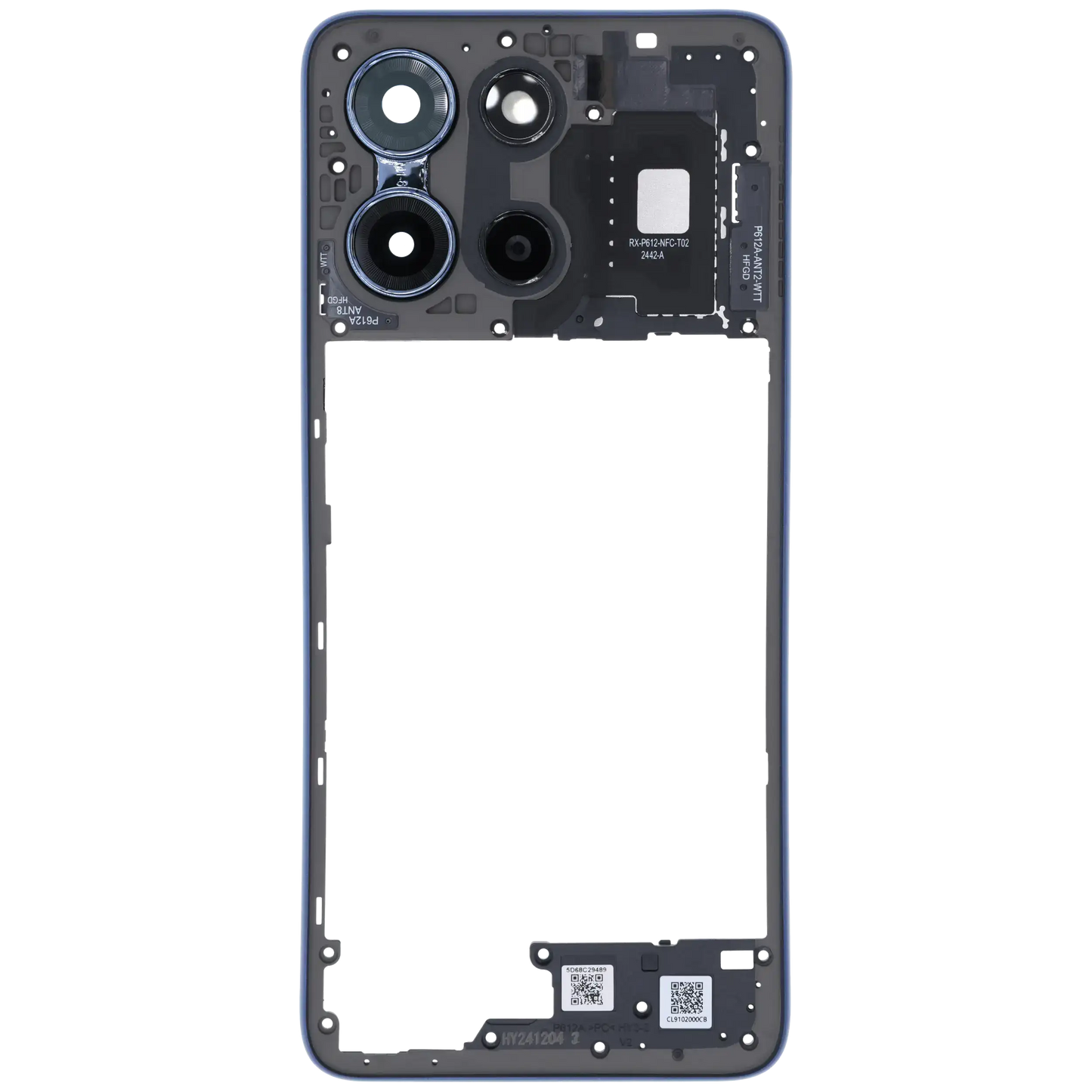 Mid-Frame Housing For Motorola Moto G 5G (XT2513 / 2025) (Genuine OEM) (Sapphire Blue) replacement part SKU 107083546504 image 8