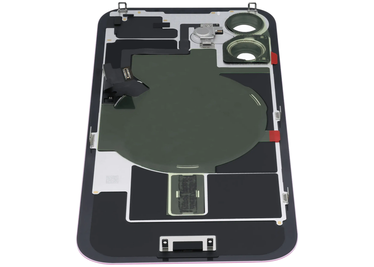 Back Glass w/ MagSafe Magnet & NFC & Flashlight Flex For iPhone 16 (Service Pack) (Pink) — product photo 3