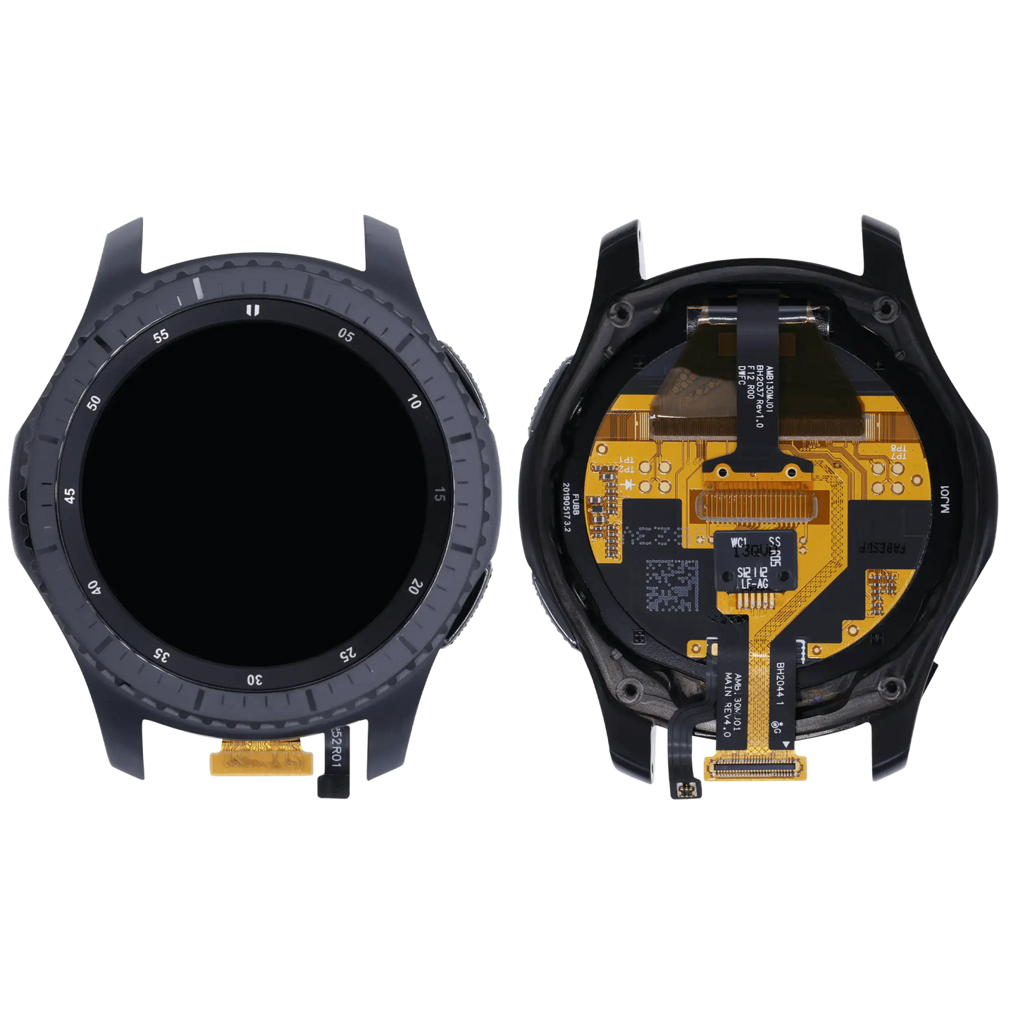 LCD Assembly For Samsung Galaxy Watch Gear S3 frontier (Service Pack) (Gray) - Samsung watch replacement part product image 2