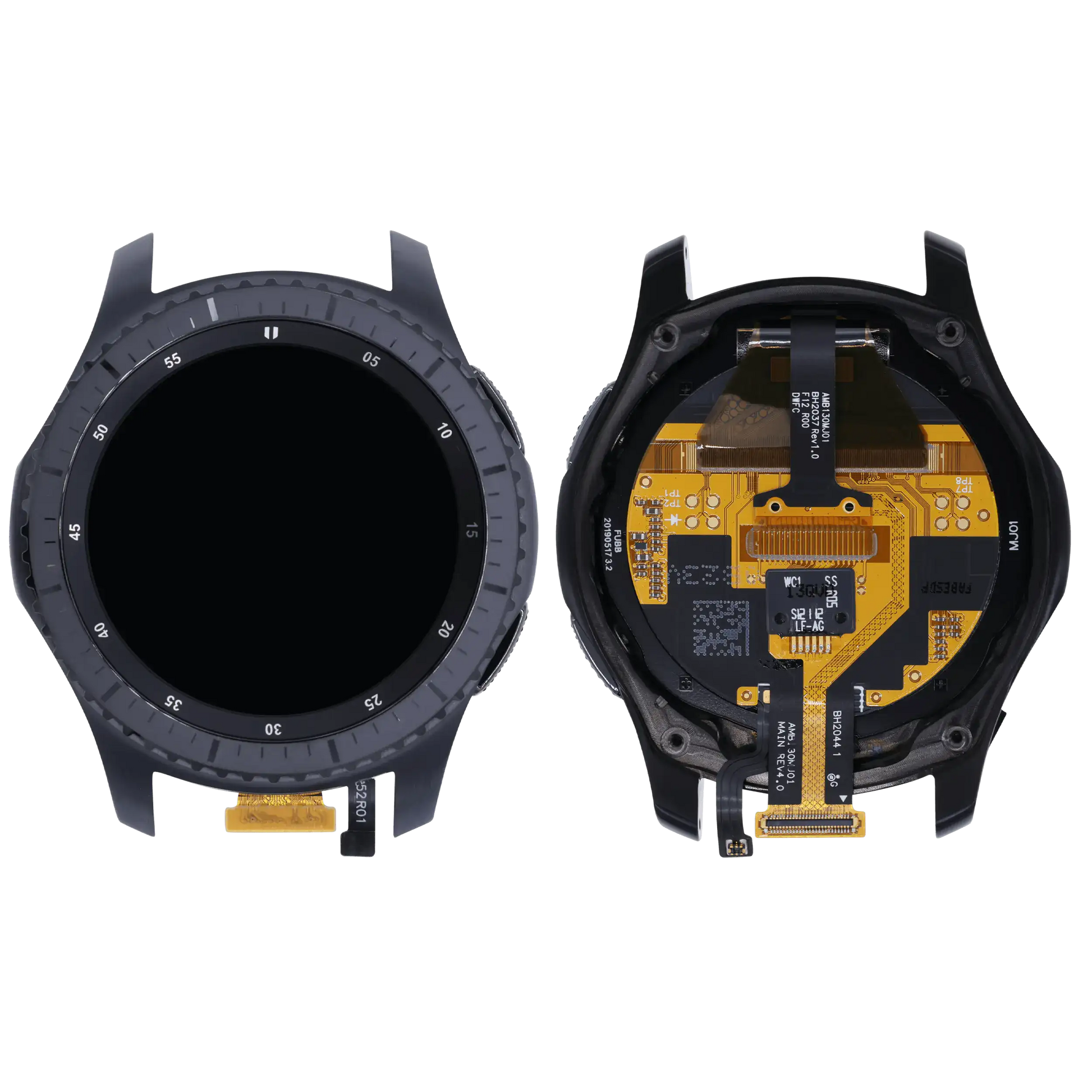 LCD Assembly For Samsung Galaxy Watch Gear S3 frontier (Service Pack) (Gray) - Samsung watch replacement part product image 2