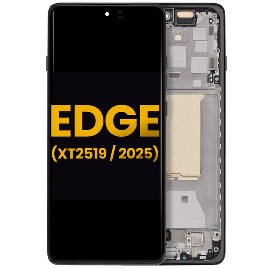 OLED Assembly With Frame For Motorola Moto Edge（XT2519 / 2025) (Refurbished) (Deep Forest) | SKU 107082114272 | image 1