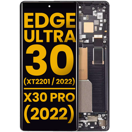 OLED Assembly Without Frame For Motorola Edge 30 Ultra (XT2201 / 2022) / Motorola Moto X30 Pro (2022) (Refurbished) (Interstellar Black) | SKU 107182192458 | image 1