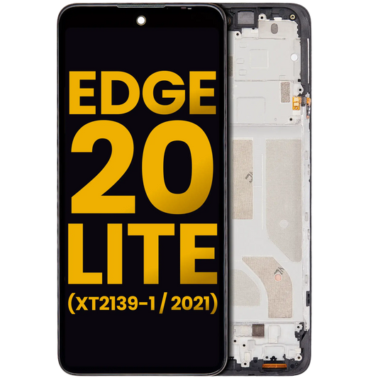 OLED Assembly With Frame For Motorola Edge 20 Lite (XT2139-1 / 2021) (Refurbished) (All Colors) | SKU 109082007721 | image 1