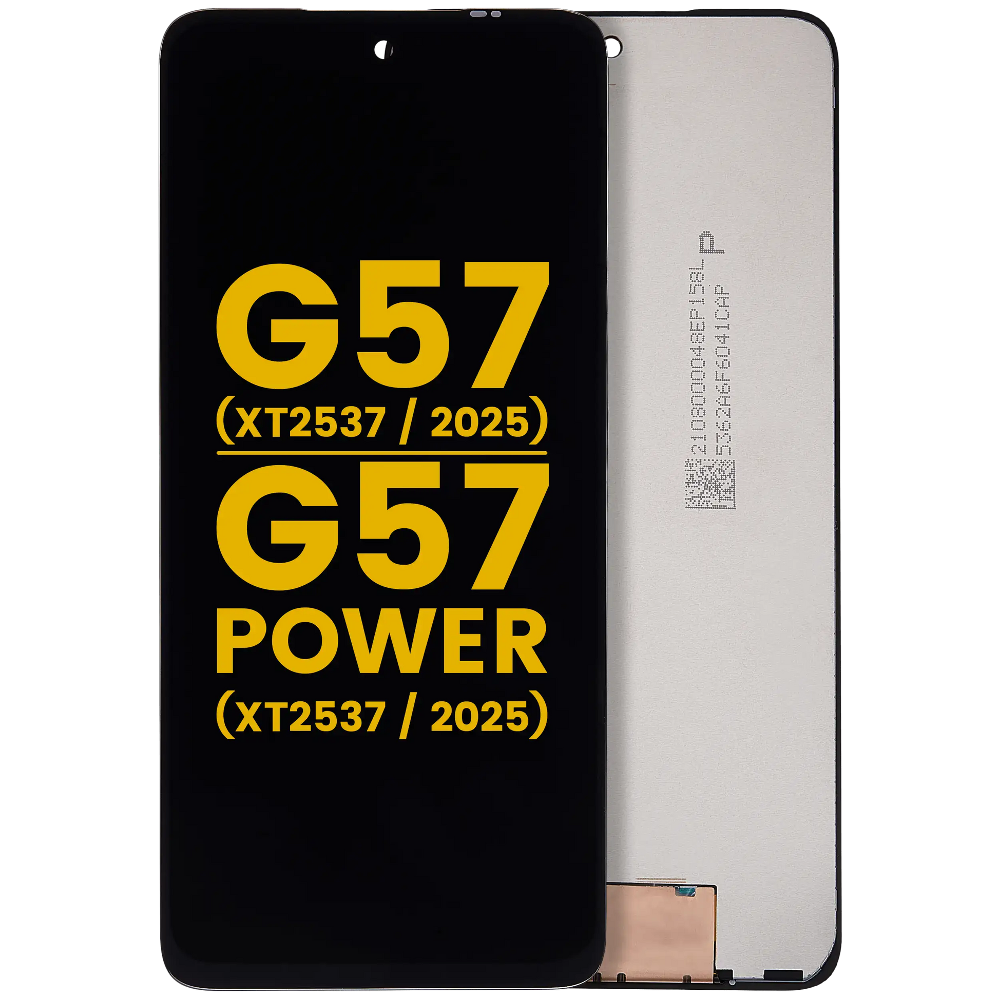 LCD Assembly Without Frame For Motorola Moto G57 (XT2537 / 2025) / G57 Power (XT2537 / 2025) (Refurbished) (All replacement part SKU 107182127907 image 1