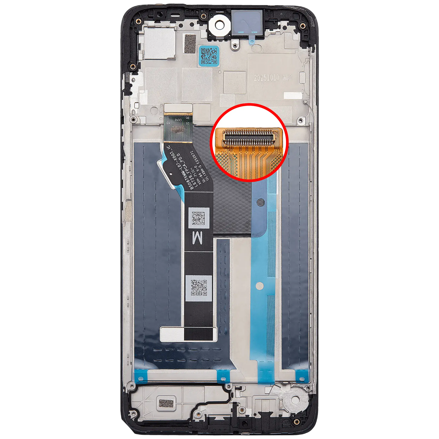 LCD Assembly With Frame For Motorola Motorola Moto G57 (XT2537 / 2025) / G57 Power 5G (XT2537 / 2025) (Refurbished) replacement part SKU 107182127908 image 9