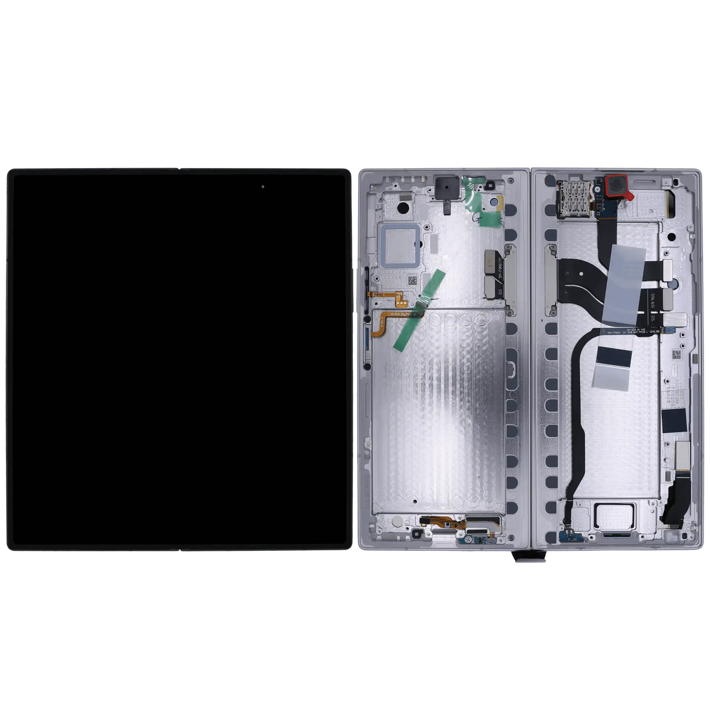 Inner OLED Assembly With Frame For Samsung Galaxy Z Fold 7 5G (US & International) (Service Pack) (Silver Shadow)
