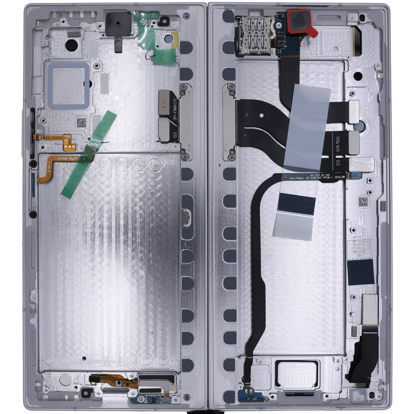 Inner OLED Assembly With Frame For Samsung Galaxy Z Fold 7 5G (US & International) (Service Pack) (Silver Shadow)