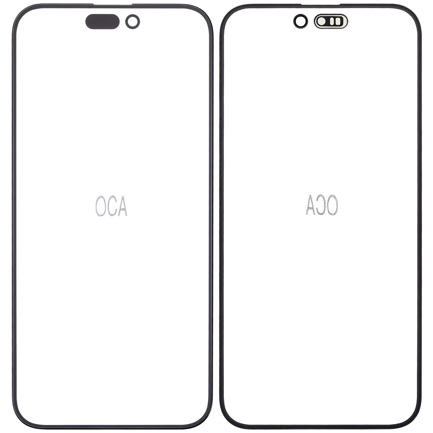 2 in 1 (Glass + OCA Pre-Installed) For iPhone 15 Pro Max (10 Pack)
