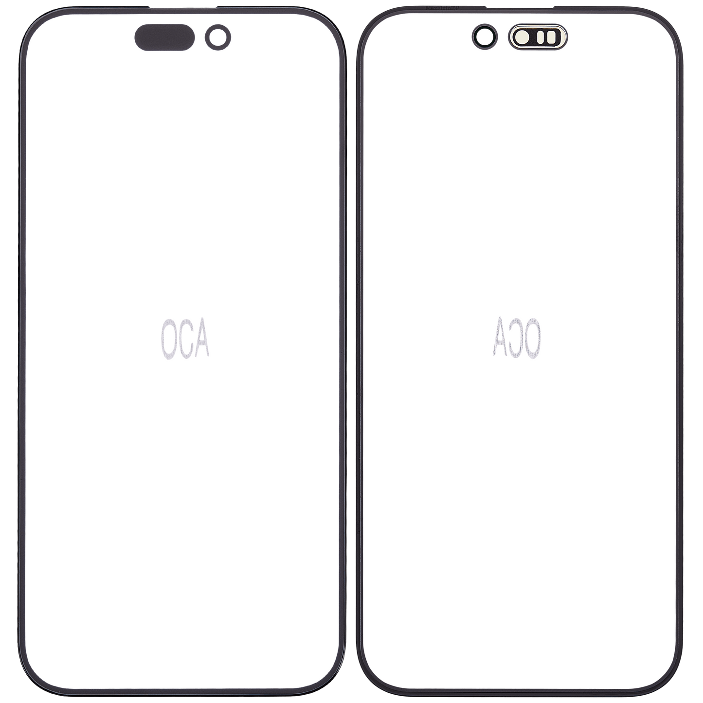 2 in 1 (Glass + OCA Pre-Installed) For iPhone 15 Pro (10 Pack)