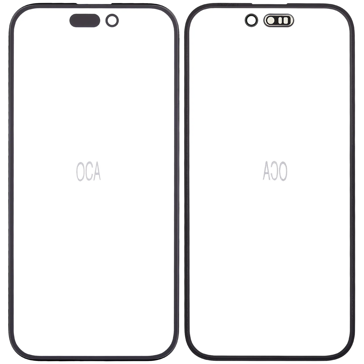 2 in 1 (Glass + OCA Pre-Installed) For iPhone 15 (10 Pack)