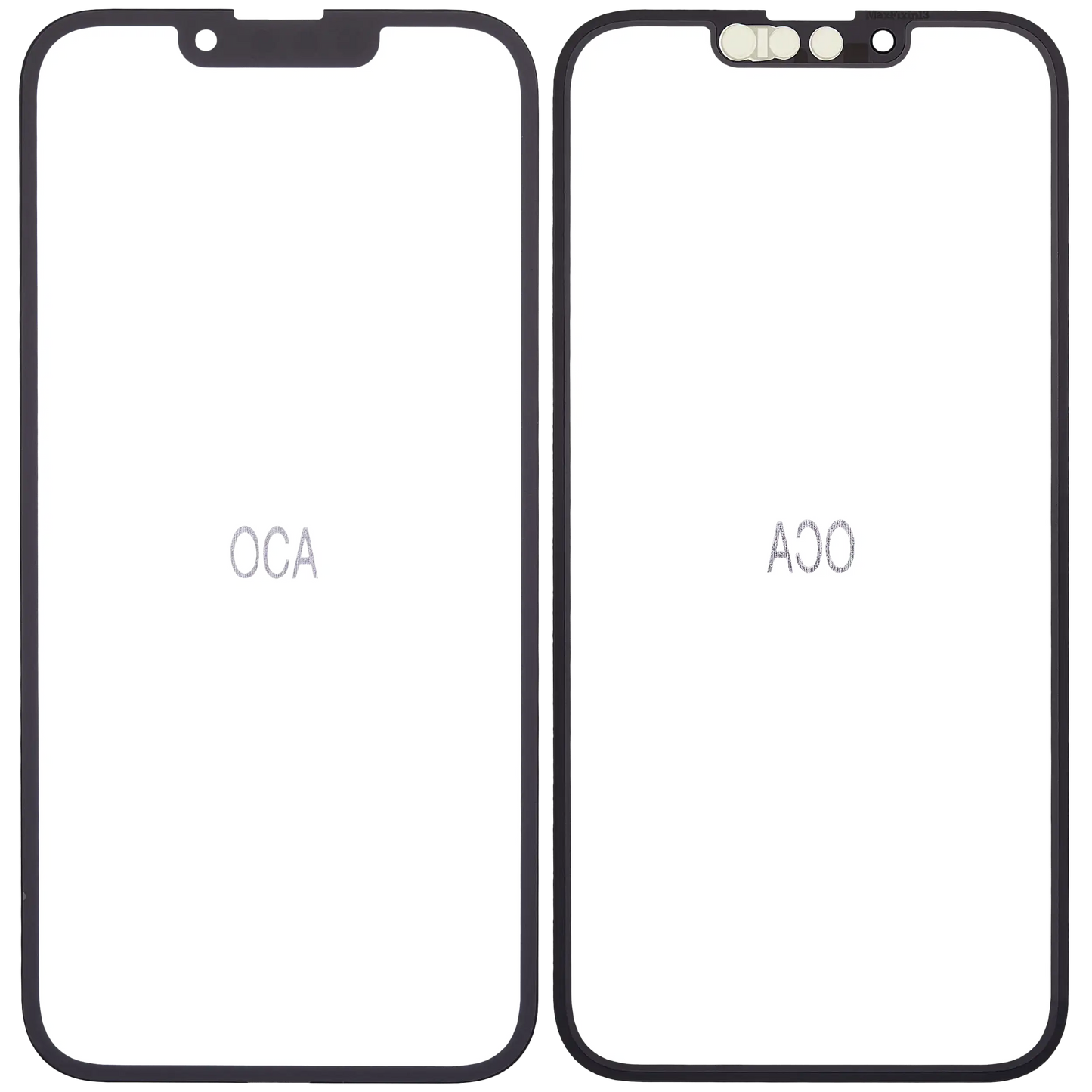 2 in 1 (Glass + OCA Pre-Installed) For iPhone 13 Pro (10 Pack)