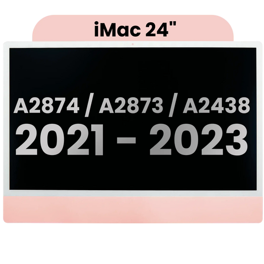Complete LCD Display Assembly For iMac 24" A2874 / A2873 (2023) / A2438 (2021) (LG204A-215 LM235UH1 SDD1) (Used OEM Pull: Grade A) （Small Camera hole