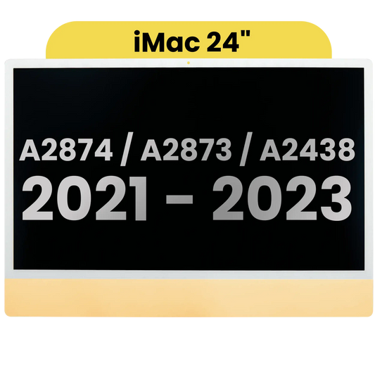 Complete LCD Display Assembly For iMac 24" A2874 / A2873 (2023) / A2438 (2021) (LG204A-215 LM235UH1 SDD1) (Used OEM Pull: Grade A)（Small Camera hole）