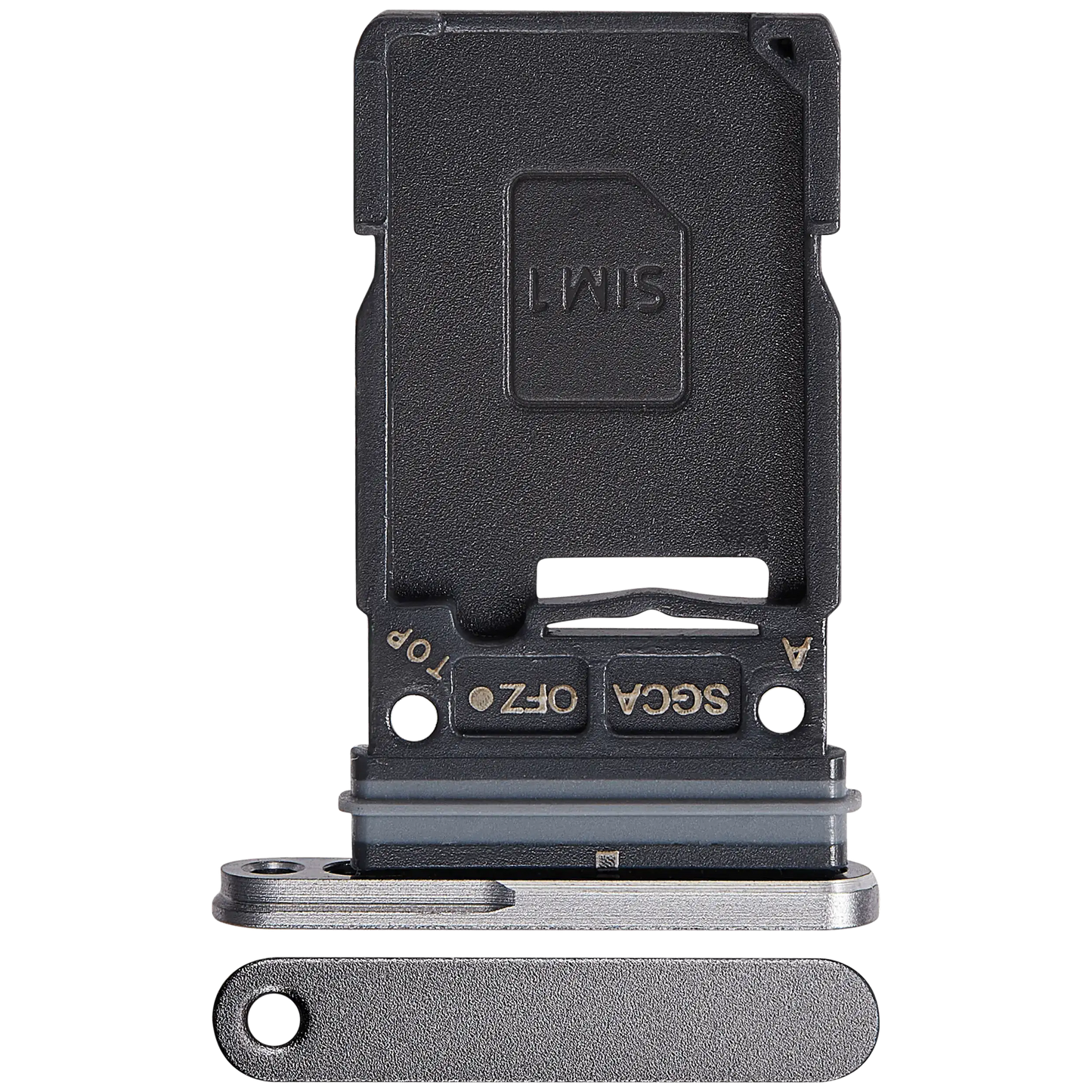 Single Sim Card Tray For Samsung Galaxy S25 FE 5G (Gray) (Premium)