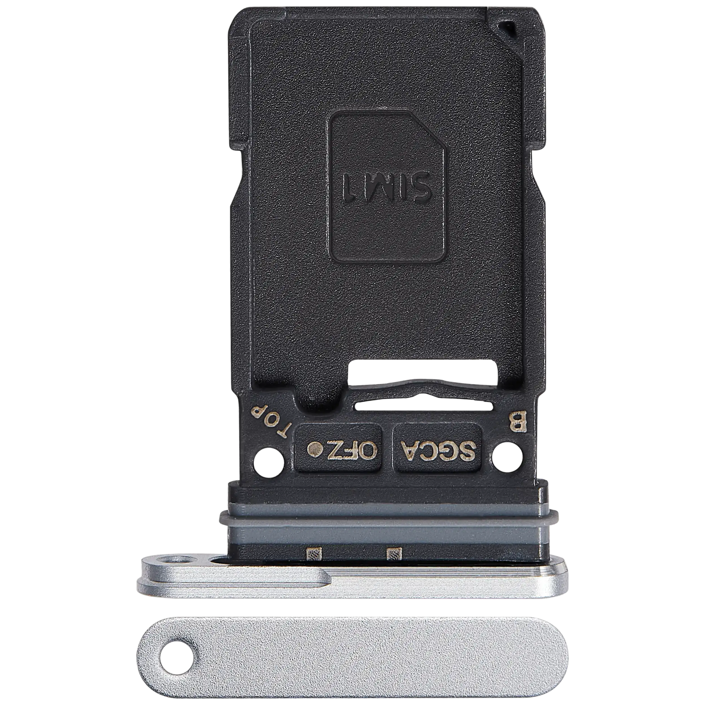Single Sim Card Tray For Samsung Galaxy S25 FE 5G (White) (Premium)