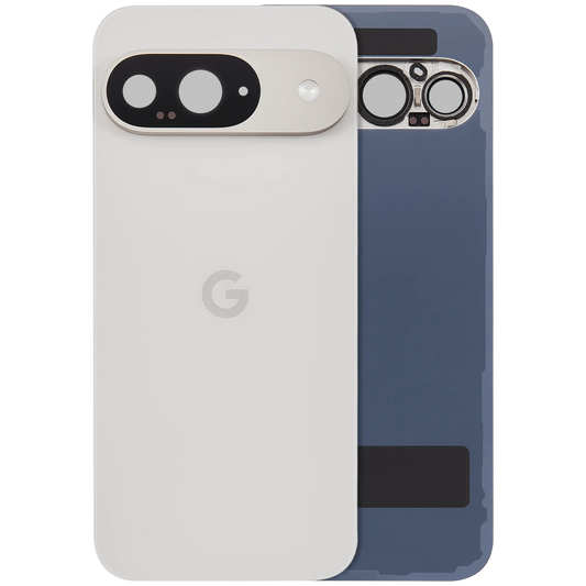 Back Cover Glass With Camera Lens For Google Pixel 9 (Used OEM Pull: Grade A) (Porcelain) - replacement part product view