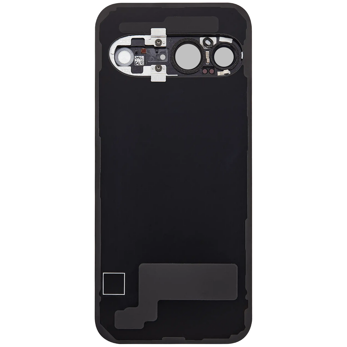 Back Cover Glass With Camera Lens For Google Pixel 9 (Used OEM Pull: Grade A) (Obsidian) - replacement component detail view
