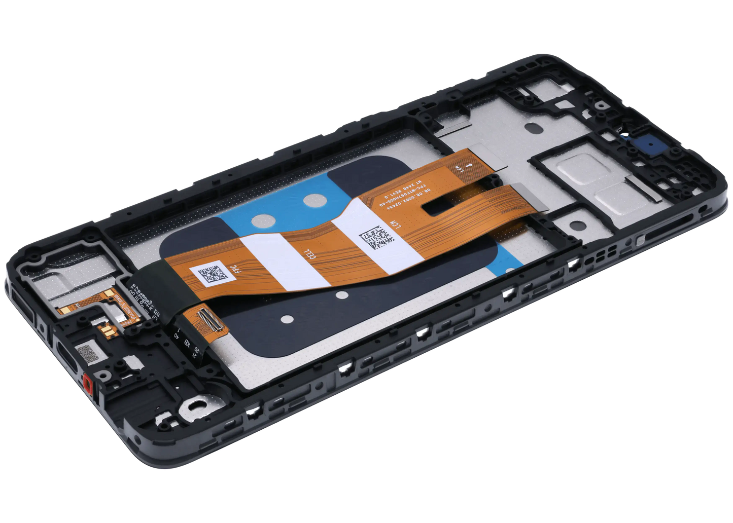 OLED Assembly With Frame Compatible For Samsung Galaxy A05 (A055 / 2023) (Service Pack) (Black) replacement part product image 3 - SKU 107082052348