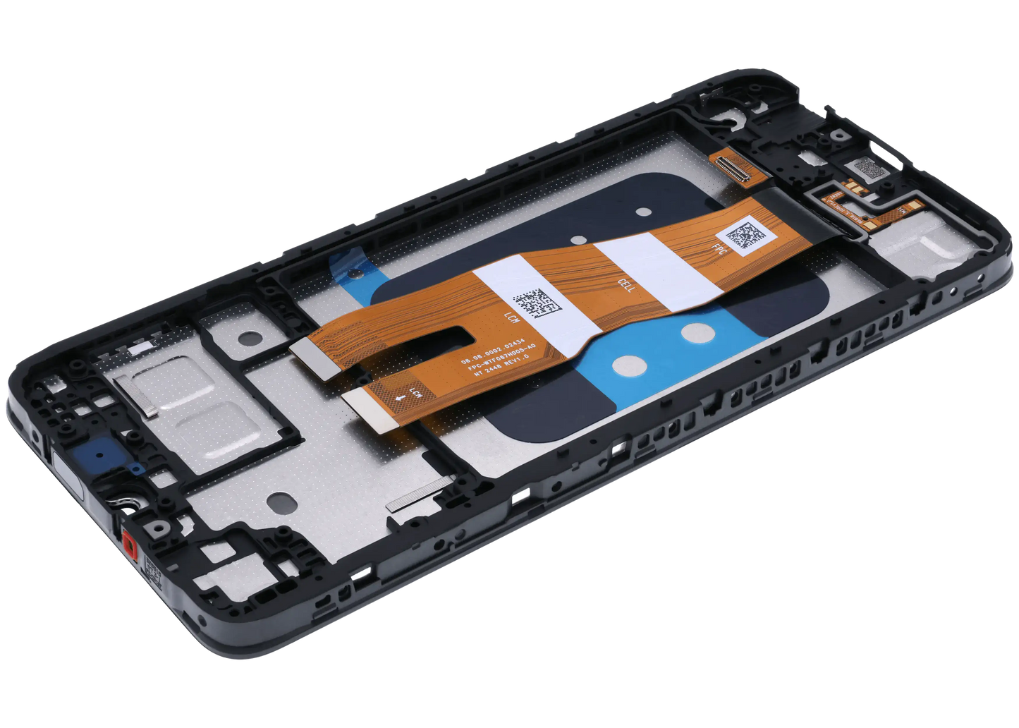 OLED Assembly With Frame Compatible For Samsung Galaxy A05 (A055 / 2023) (Service Pack) (Black) replacement part product image 4 - SKU 107082052348