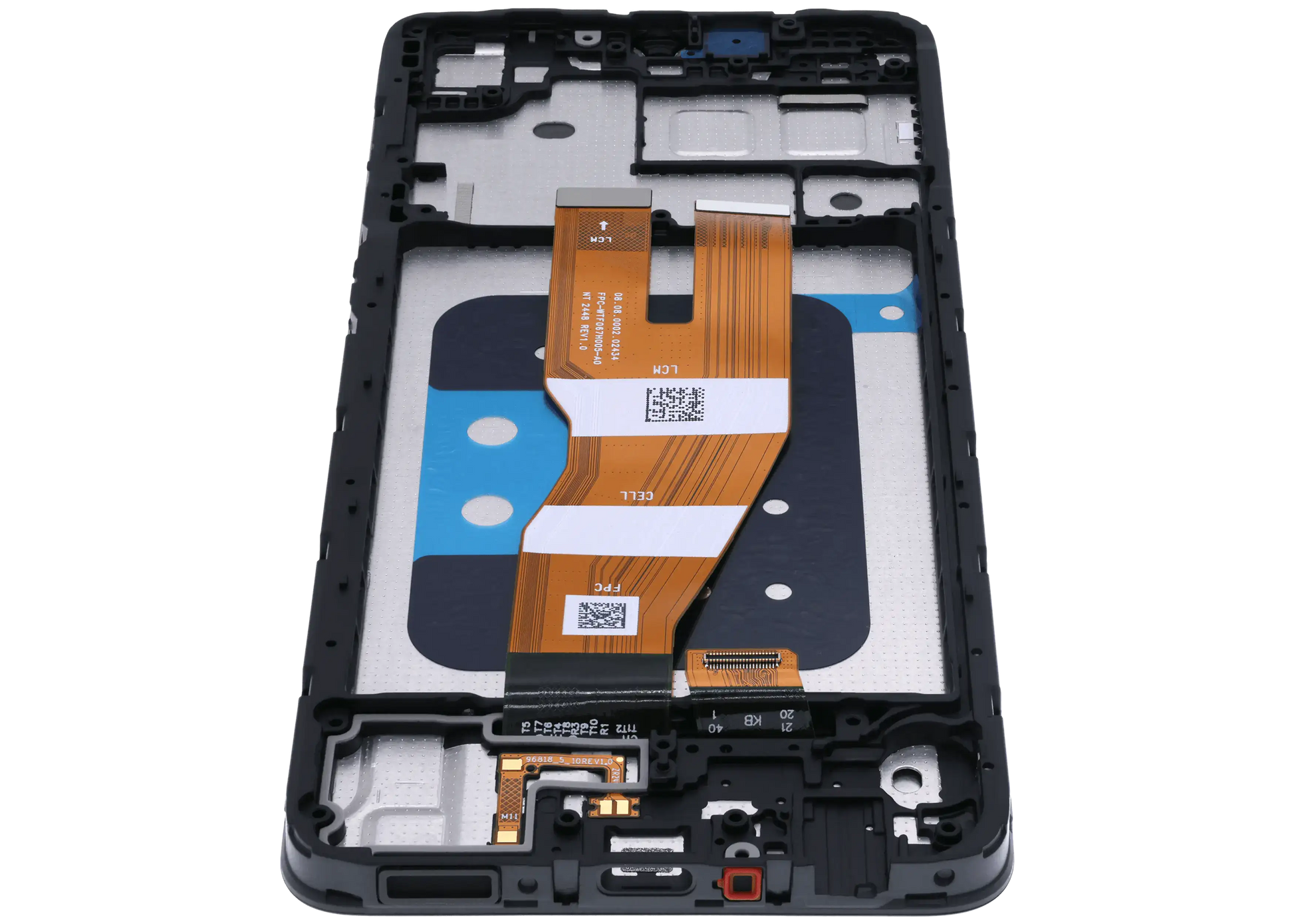OLED Assembly With Frame Compatible For Samsung Galaxy A05 (A055 / 2023) (Service Pack) (Black) replacement part product image 5 - SKU 107082052348