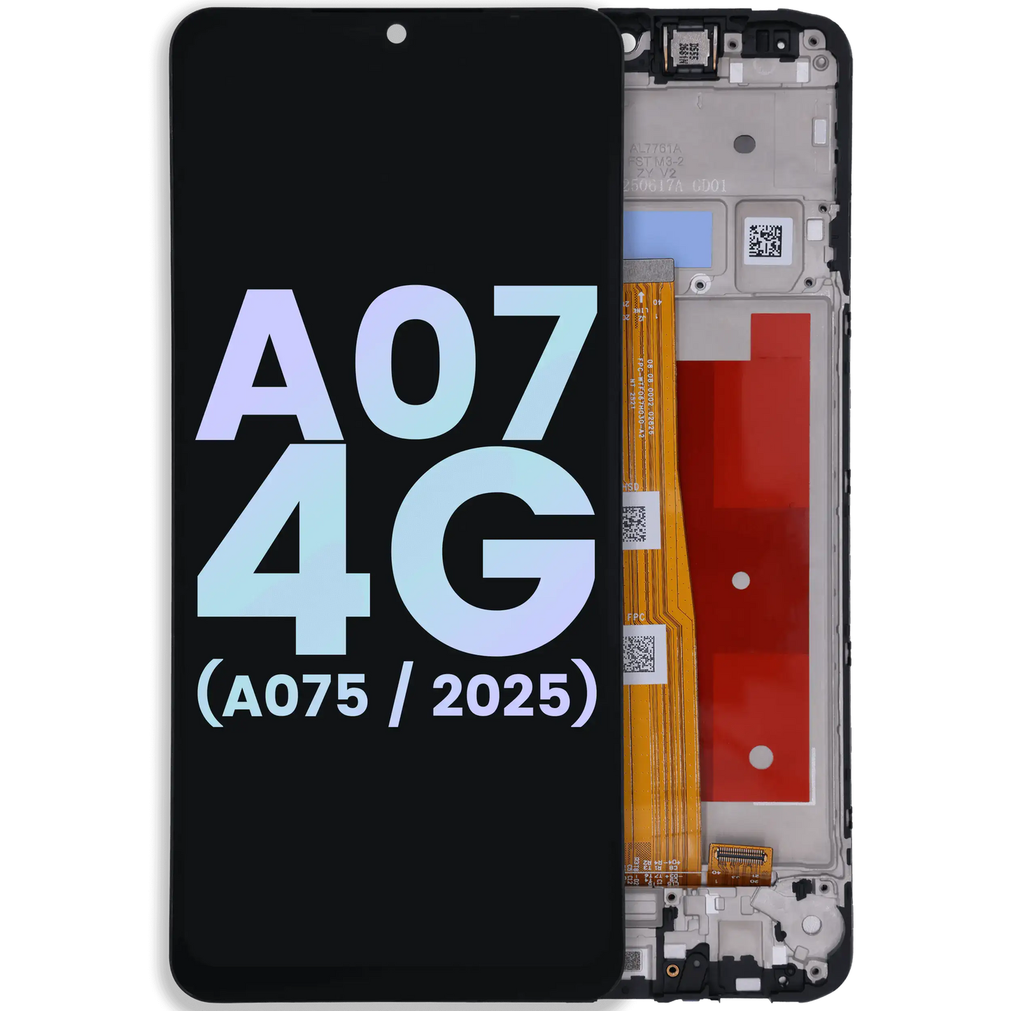 LCD Assembly With Frame For Samsung Galaxy A07 4G (A075 / 2025) (Service Pack) (All Colors) replacement part product image 1 - SKU 107182113495