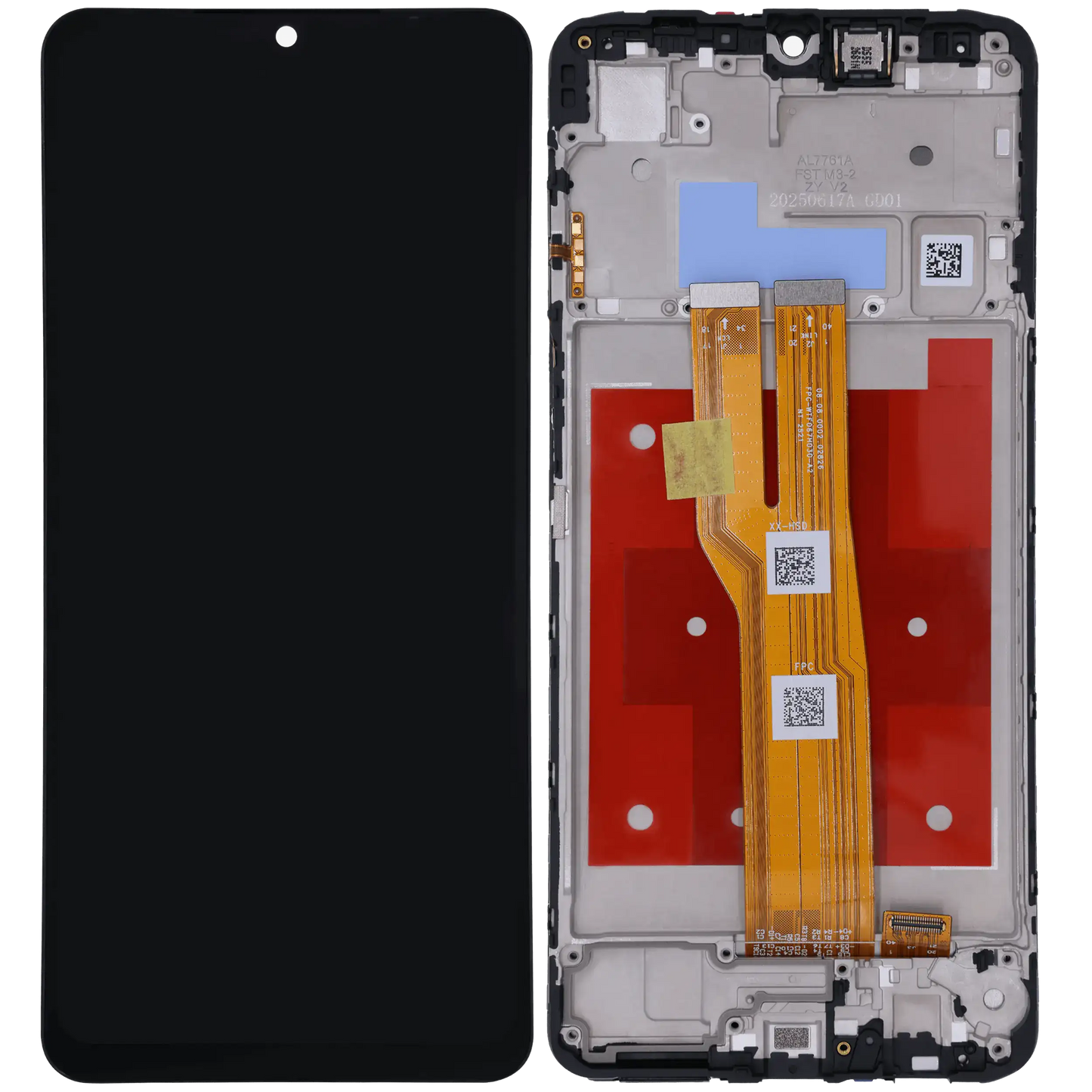 LCD Assembly With Frame For Samsung Galaxy A07 4G (A075 / 2025) (Service Pack) (All Colors) replacement part product image 7 - SKU 107182113495