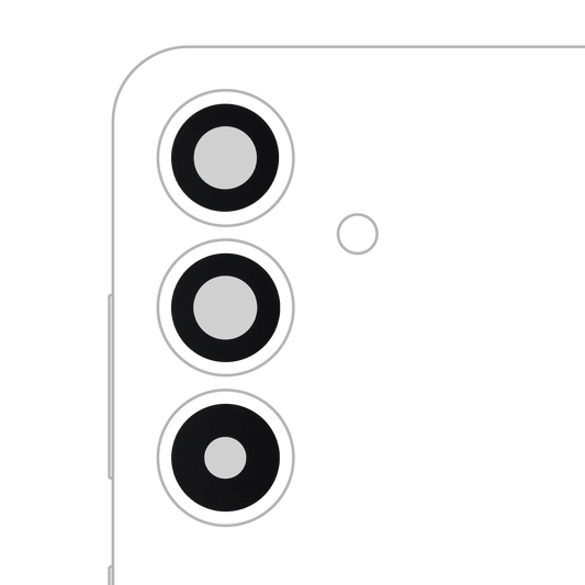 Back Camera Lens (Glass Only) With Adhesive For Samsung Galaxy S25 FE 5G (Premium)