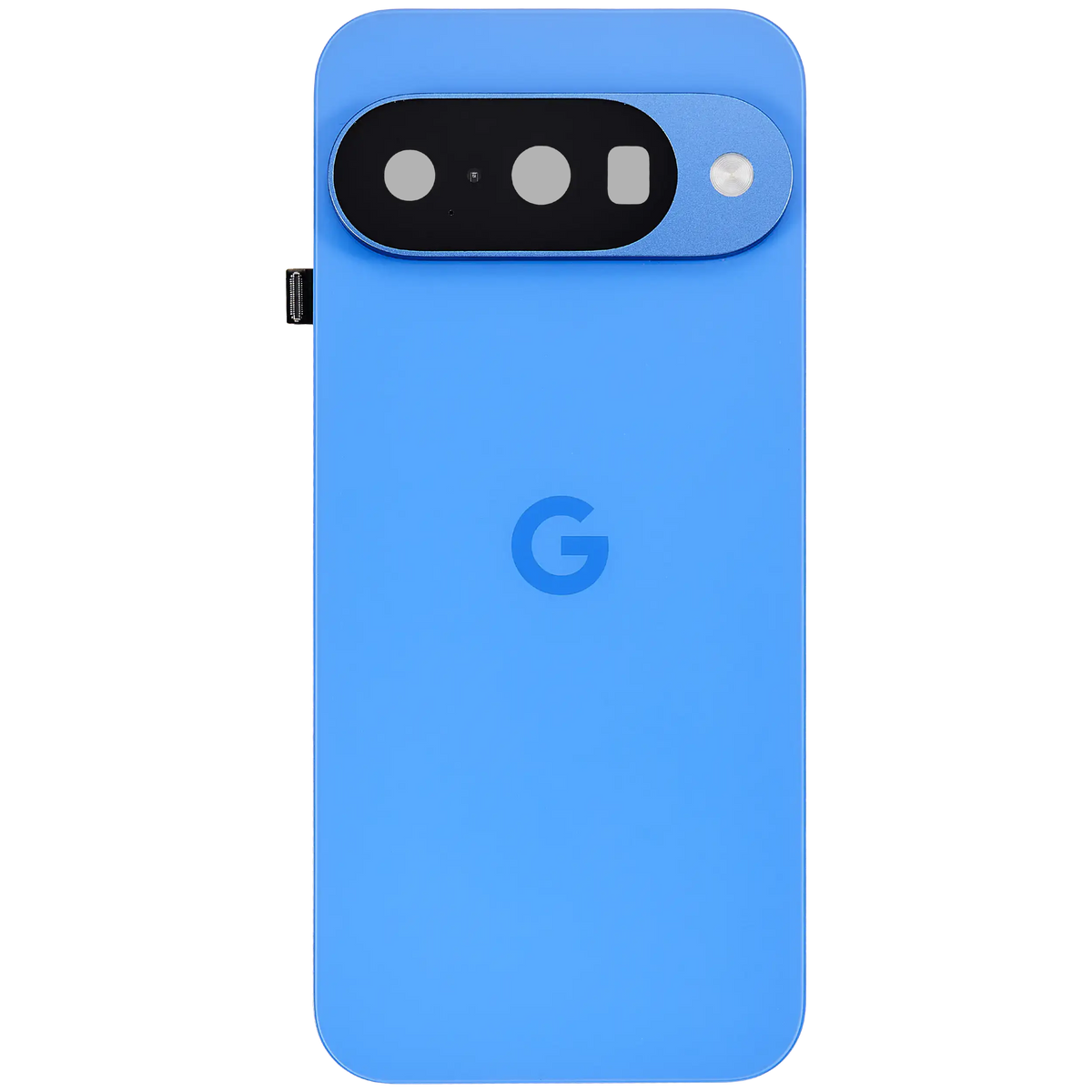 Back Cover Housing With Small Components Pre-Installed For Google Pixel 10 (Used OEM Pull: Grade A) (Indigo) - repair component alternate view
