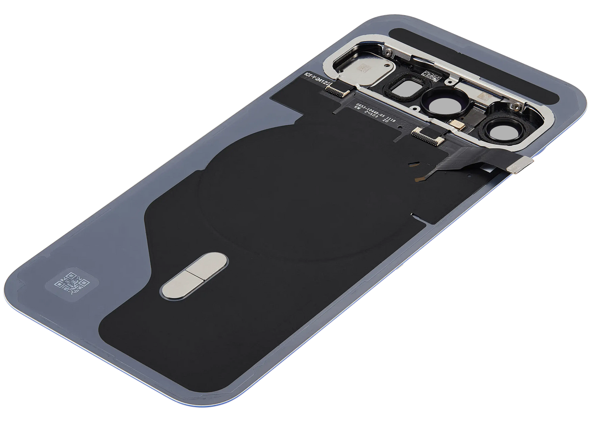 Back Cover Housing With Small Components Pre-Installed For Google Pixel 10 (Used OEM Pull: Grade A) (Indigo) - replacement part additional angle