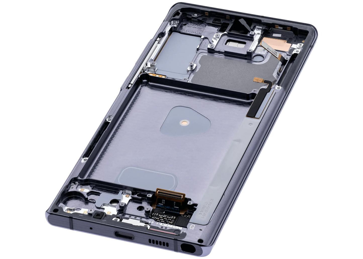 OLED Assembly With Frame For Samsung Galaxy Note 20 5G (Aftermarket Plus) (Mystic Gray)