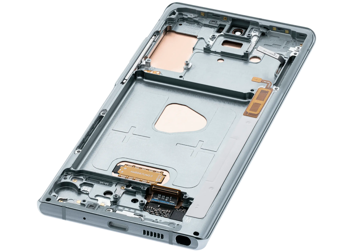OLED Assembly With Frame For Samsung Galaxy Note 20 5G (Aftermarket Plus) (Mystic Green)