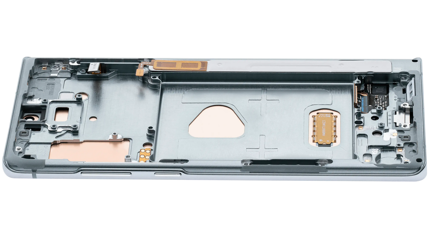 OLED Assembly With Frame For Samsung Galaxy Note 20 5G (Aftermarket Plus) (Mystic Green)