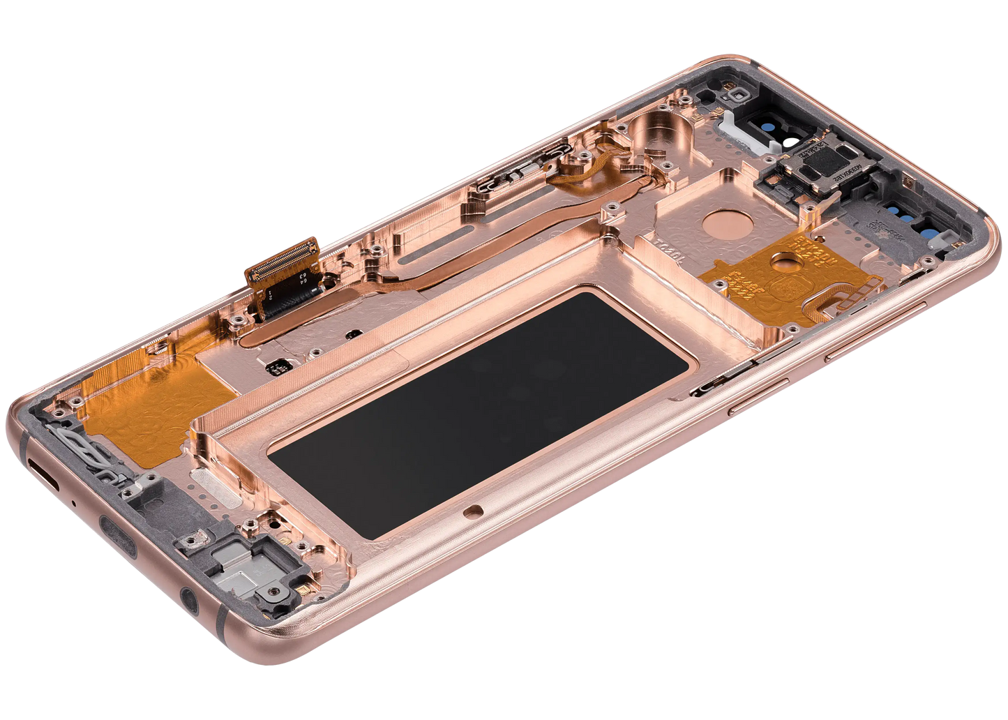 OLED Assembly With Frame For Samsung Galaxy S9 (Aftermarket Plus) (Sunrise Gold)