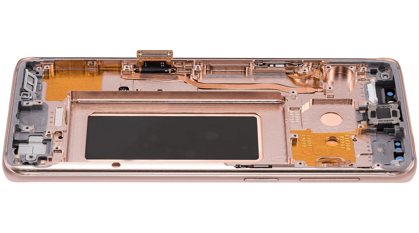OLED Assembly With Frame For Samsung Galaxy S9 (Aftermarket Plus) (Sunrise Gold)