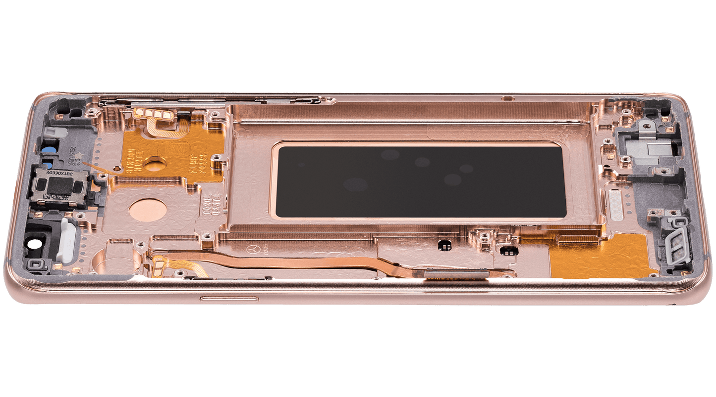 OLED Assembly With Frame For Samsung Galaxy S9 (Aftermarket Plus) (Sunrise Gold)