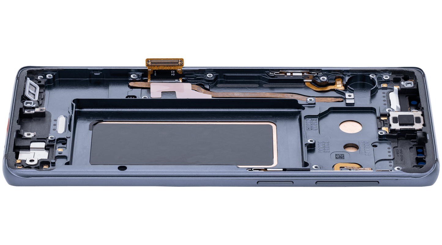 OLED Assembly With Frame For Samsung Galaxy S9 (Aftermarket Plus) (Titanium Gray)