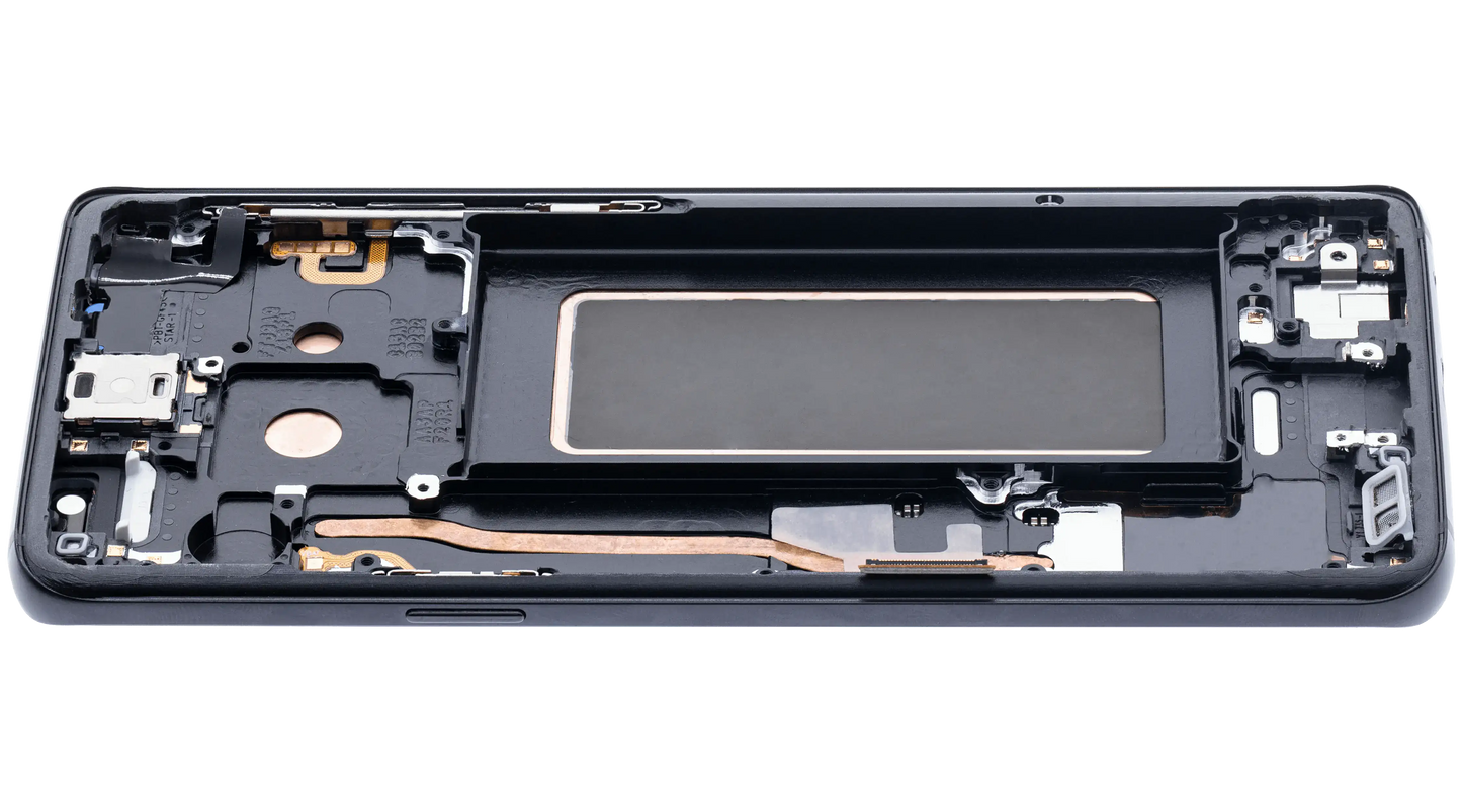 OLED Assembly With Frame For Samsung Galaxy S9 (Aftermarket Plus) (Midnight Black)
