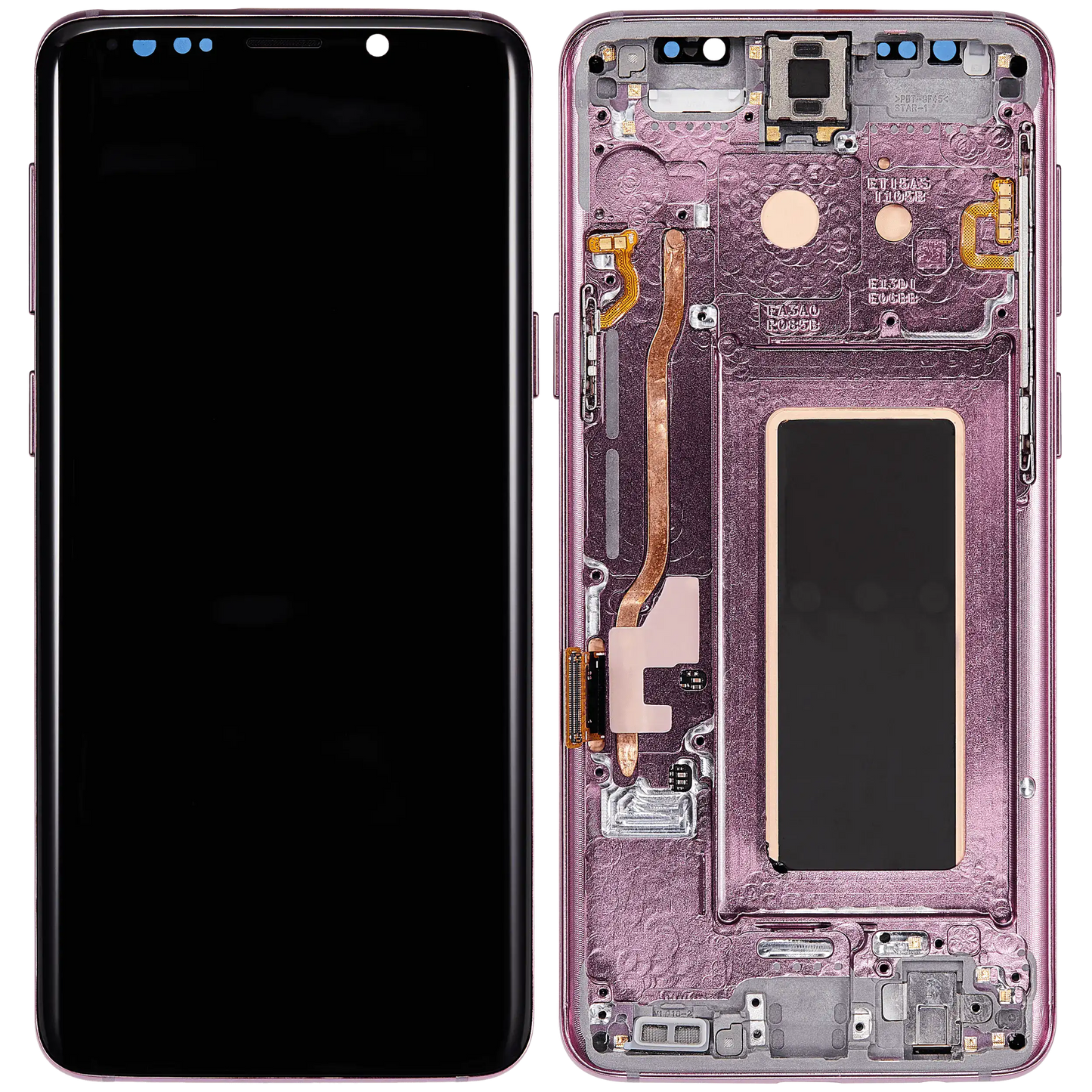 OLED Assembly With Frame For Samsung Galaxy S9 (Aftermarket Plus) (Lilac Purple)