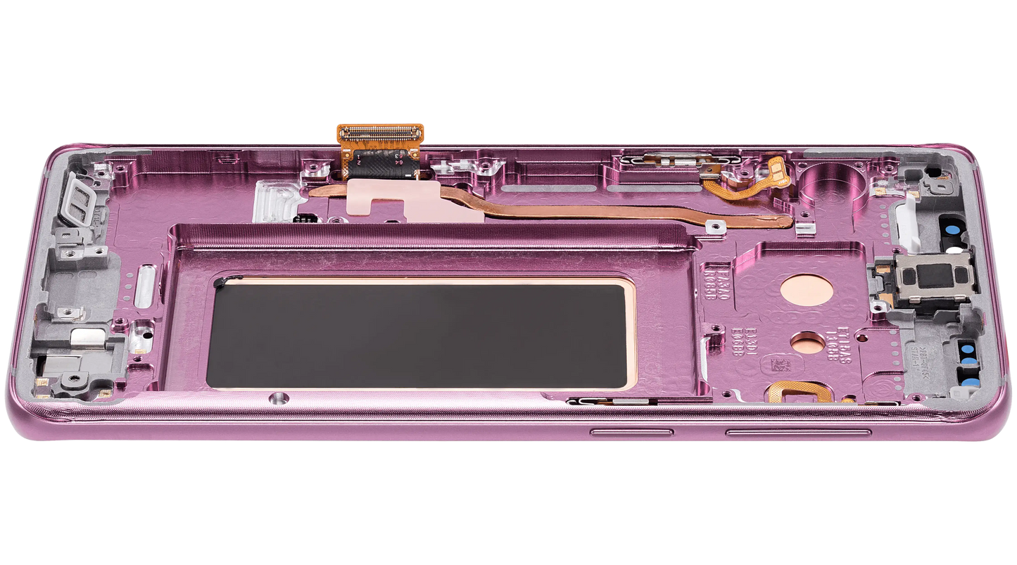 OLED Assembly With Frame For Samsung Galaxy S9 (Aftermarket Plus) (Lilac Purple)