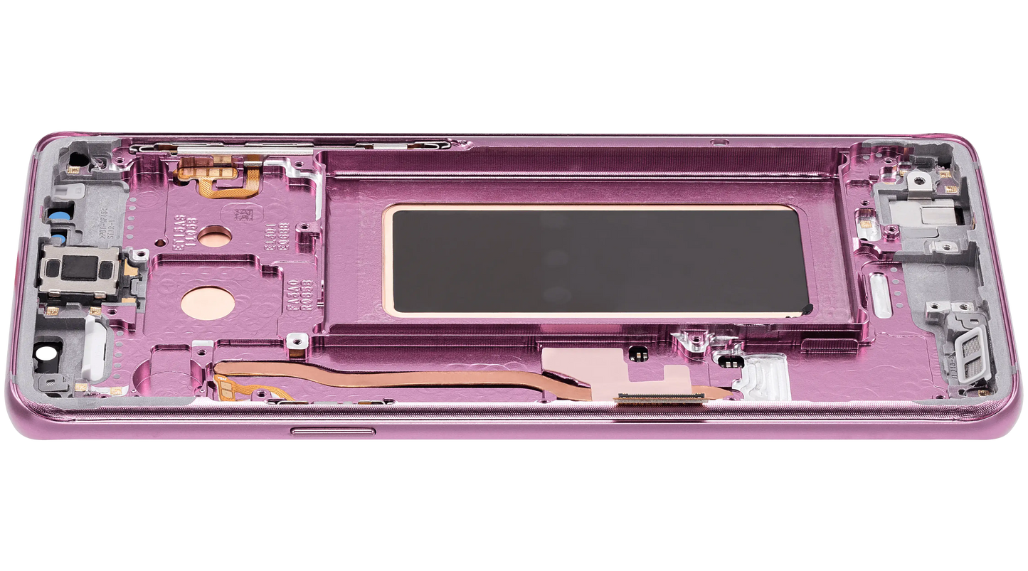 OLED Assembly With Frame For Samsung Galaxy S9 (Aftermarket Plus) (Lilac Purple)