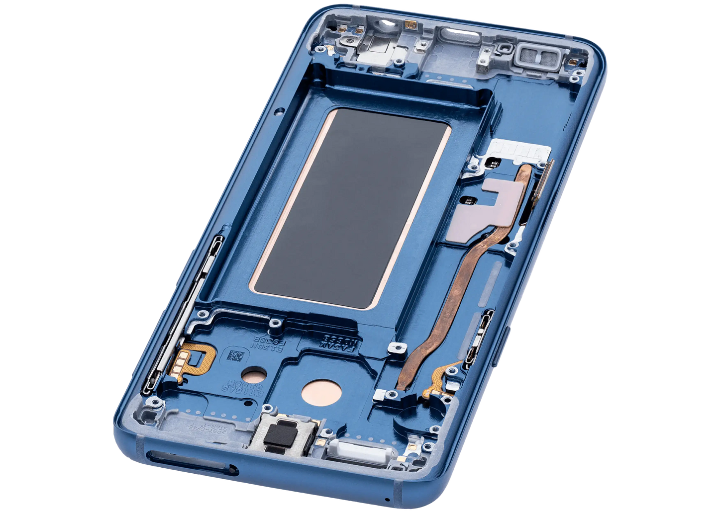 OLED Assembly With Frame For Samsung Galaxy S9 (Aftermarket Plus) (Coral Blue)
