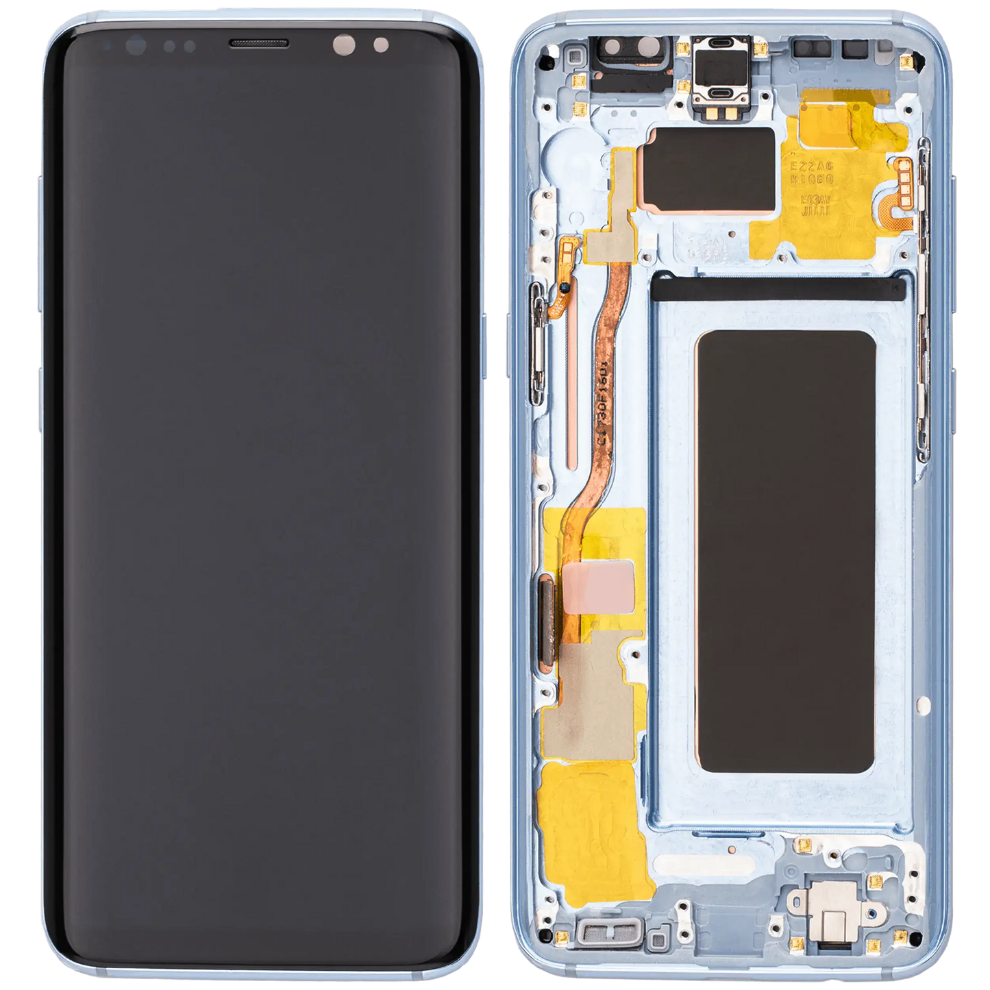 OLED Assembly With Frame For Samsung Galaxy S8 (Aftermarket Plus) (Coral Blue)