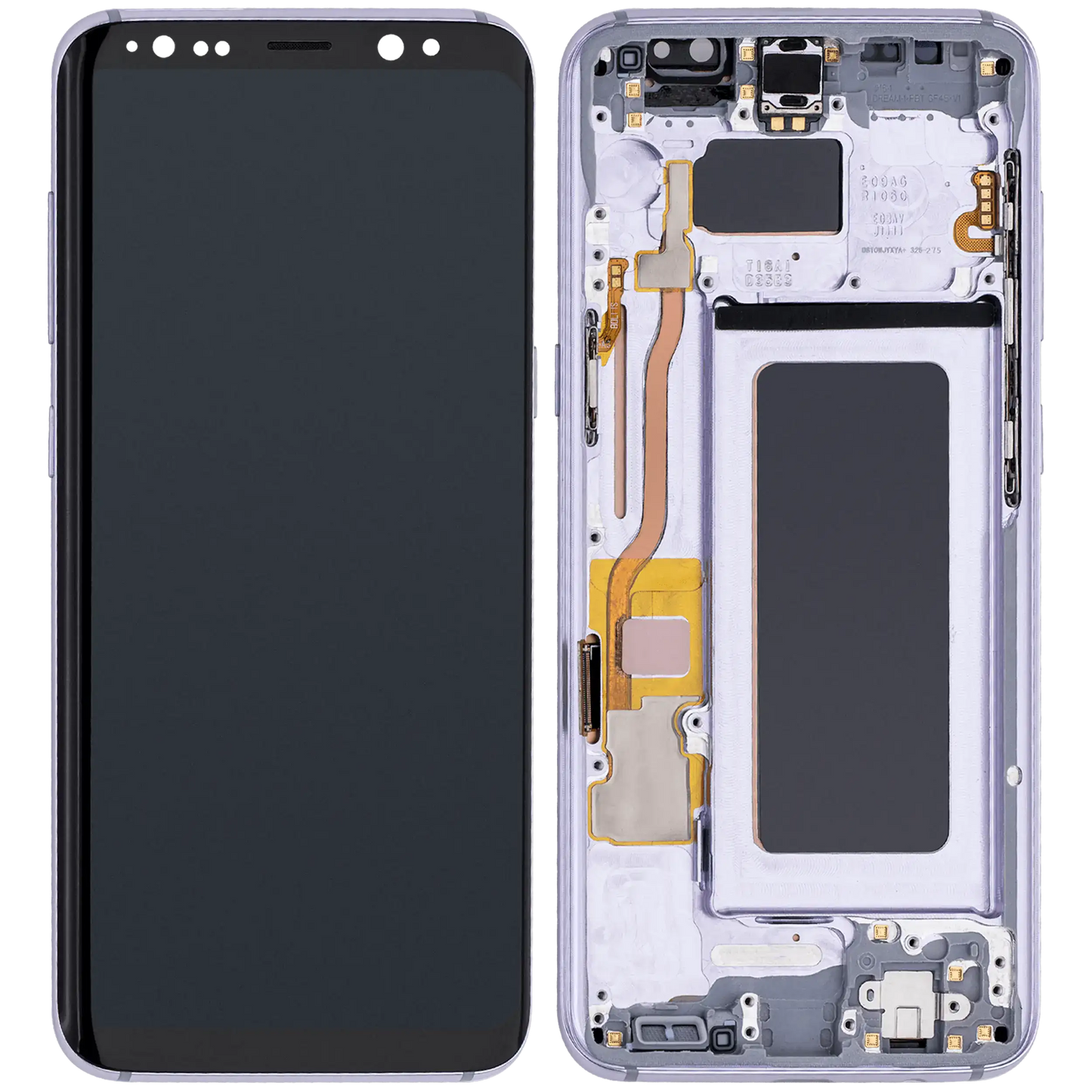 OLED Assembly With Frame For Samsung Galaxy S8 (Aftermarket Plus) (Orchid Gray)